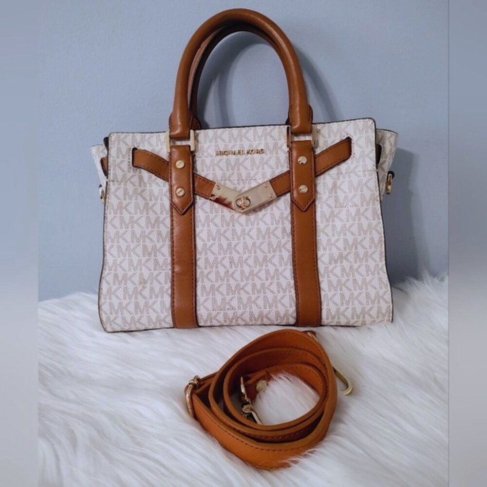 Michael Kors Nouveau Hamilton satchel EUC - Picture 2 of 10